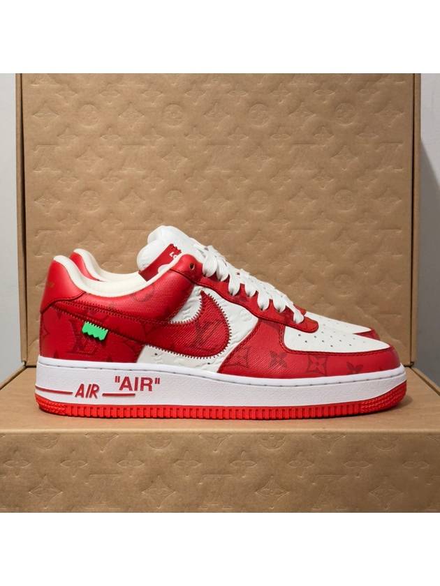 Nike Air Force Low Virgil Abloh Comet Red - LOUIS VUITTON - BALAAN 2