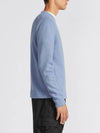 Couture Embroidered Cashmere Jersey Knit Top Blue - DIOR - BALAAN 7