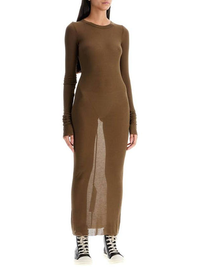 long fitted jersey dress - RICK OWENS - BALAAN 2