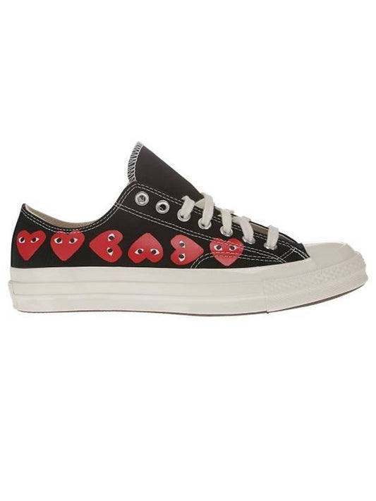 Heart Logo Chuck Taylor All Star Low Top Sneakers Black - COMME DES GARCONS PLAY - BALAAN 1
