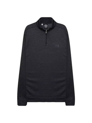 Golf Men's Storm Fleece Sweatshirt Black - UNDER ARMOUR - BALAAN 1