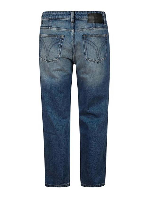 Tapered Fit Straight Jeans Blue - AMI - BALAAN 3