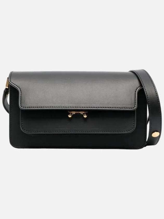 Trunk Bag E/W In Black Leather - MARNI - BALAAN 2