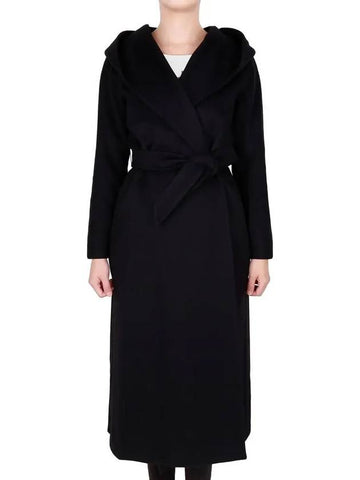 23FW black silk toe wool coat 3BDANTO 013 - MAX MARA - BALAAN 1