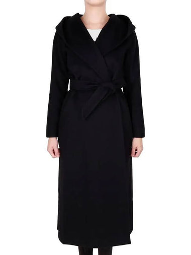 Black silk toe wool coat 3BDANTO 013 - MAX MARA - BALAAN 1