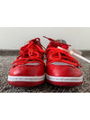 X Off White Dunk Low University Red 6 5 255 - NIKE - BALAAN 3