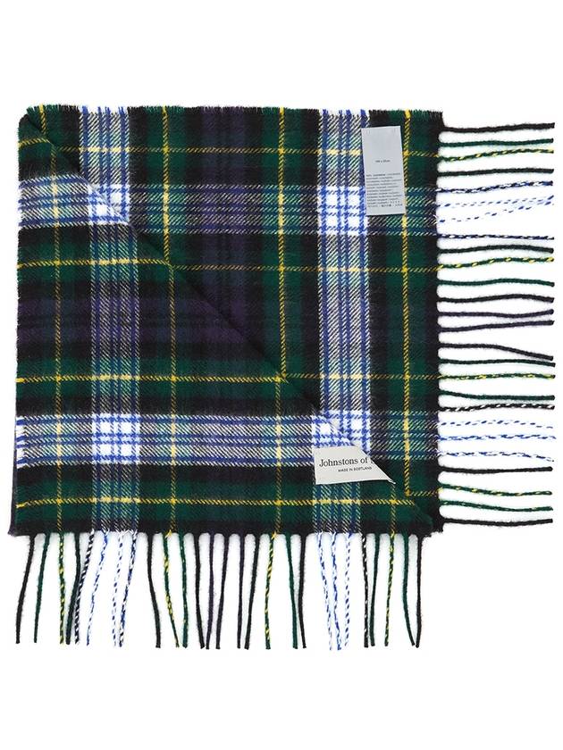 Modern Tartan KU0312 DRESS GORDON Cashmere Muffler Scarf - JOHNSTONS OF ELGIN - BALAAN 3