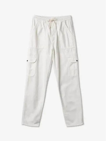 Drawstring Straight Pants White - ISABEL MARANT - BALAAN 1