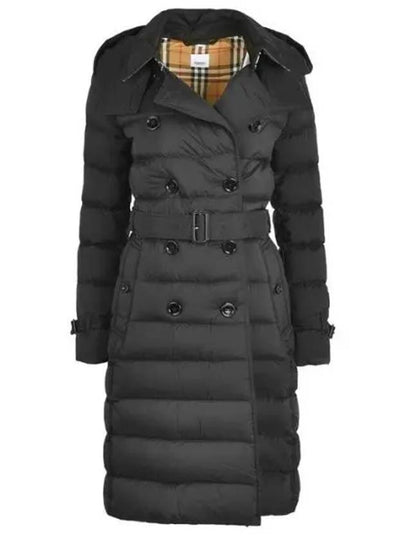 Arniston Long Down Padded Jacket Black - BURBERRY - BALAAN 2