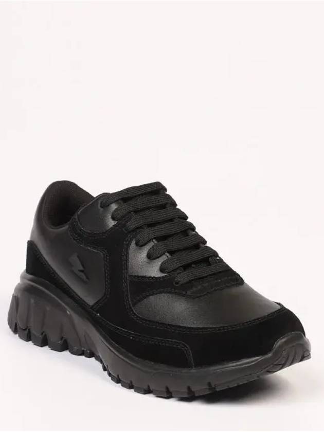 Bolt Logo Low Top Sneakers Black - NEIL BARRETT - BALAAN 3