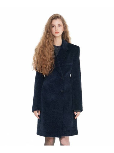 ICC22WJK06NV ITZAVBIE LOGO CORDUROY COAT NAVY - ITZAVIBE - BALAAN 1