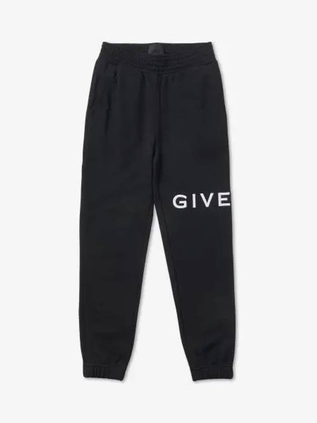 Logo Print Trousers Track Pants Black - GIVENCHY - BALAAN 2