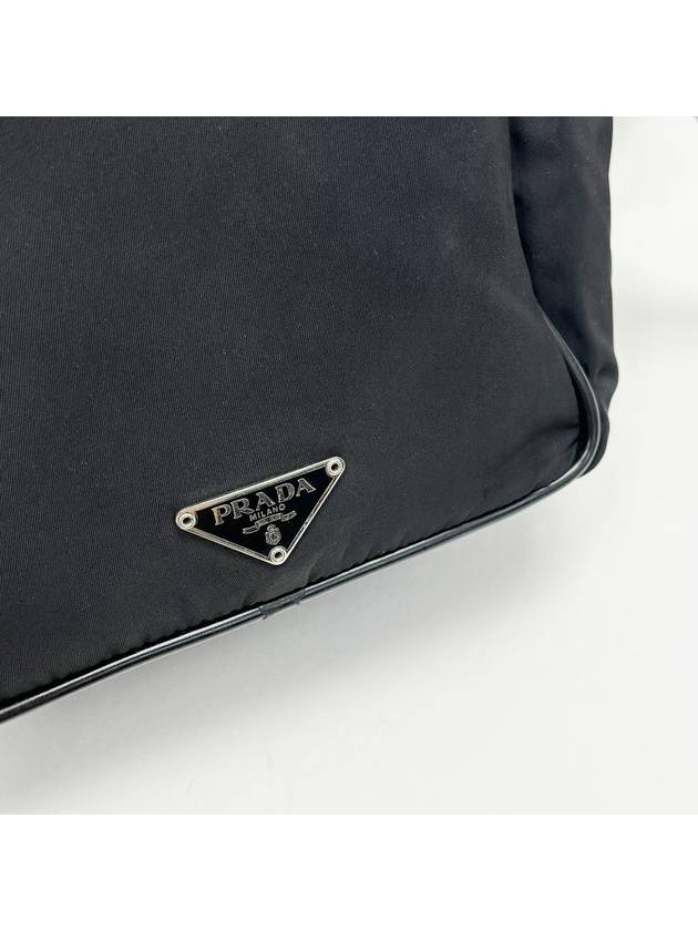 Black Pocono Re Nylon Tesuto Square Cross Bag 3APRB3581 - PRADA - BALAAN 6