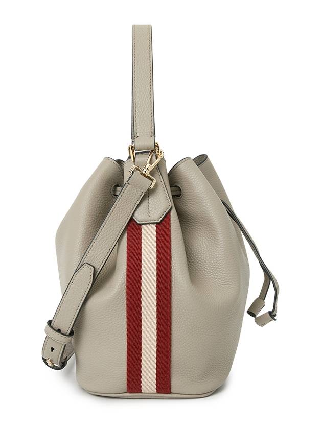 Blyss Leather Bucket Bag Grey - BALLY - BALAAN 4