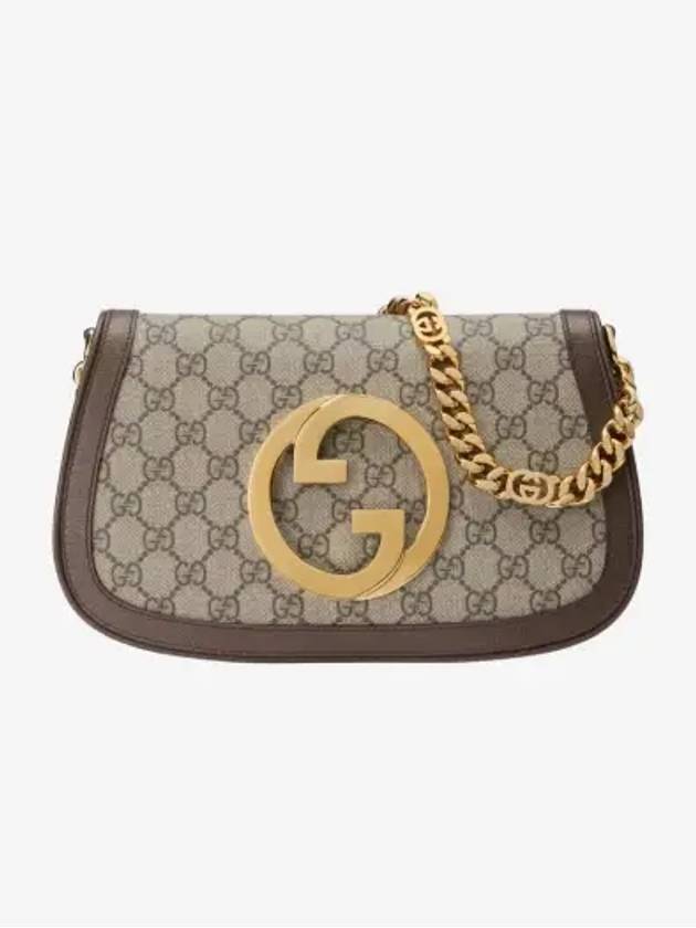 Blondie GG Canvas Shoulder Bag Beige - GUCCI - BALAAN 3