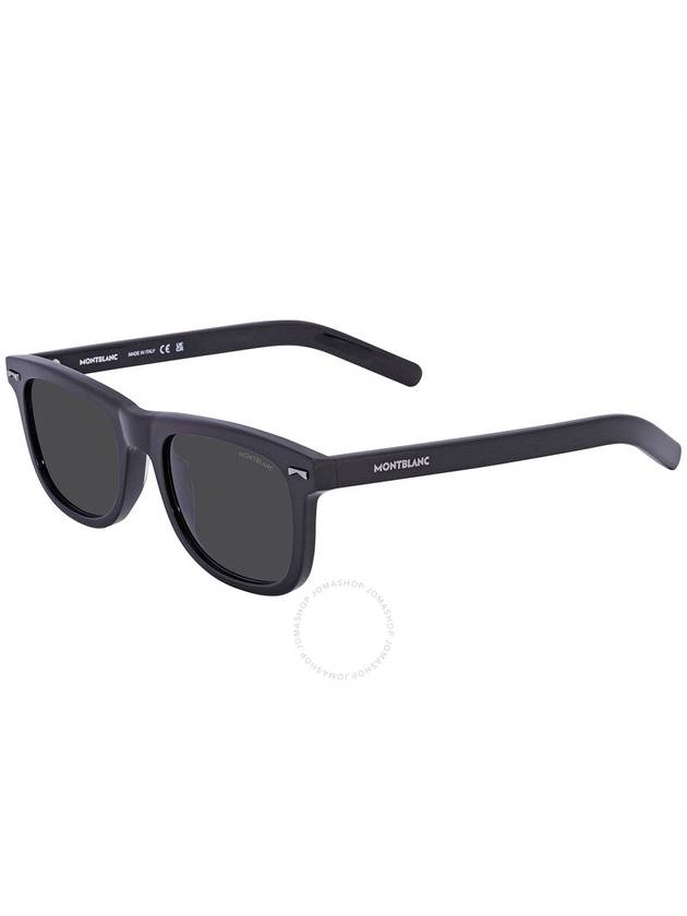 Montblanc Gray Square Men's Sunglasses MB0260S 001 53 - MONTBLANC - BALAAN 3