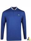 Tyson Golf Collar Long Sleeve T-Shirt Navy - J.LINDEBERG - BALAAN 2