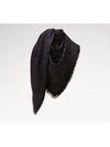 Monogram Classic Scarf Black - LOUIS VUITTON - BALAAN 3