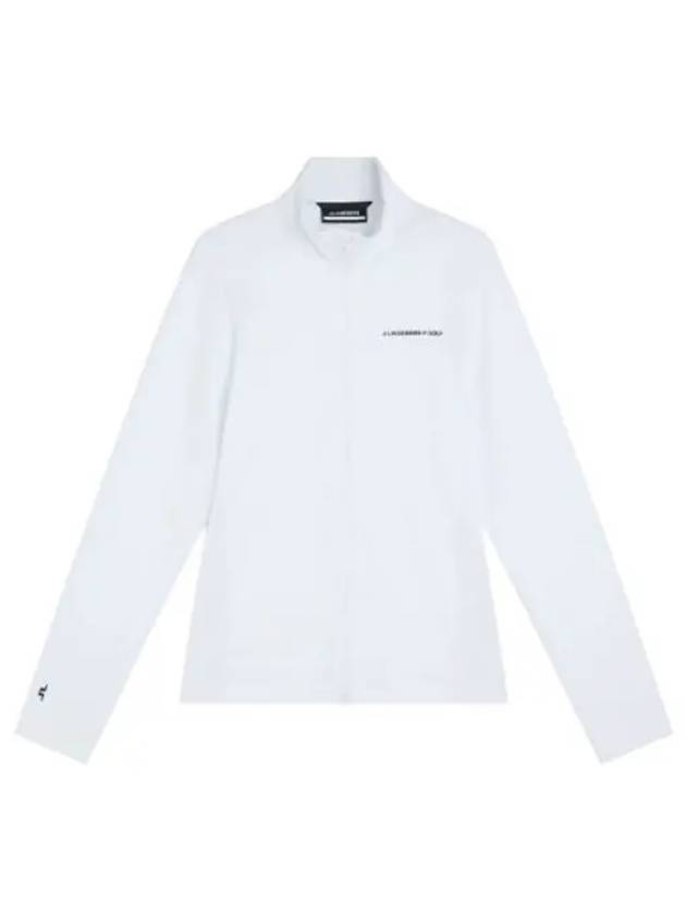 Melker Mid Layer Zip-Up Jacket White - J.LINDEBERG - BALAAN 2