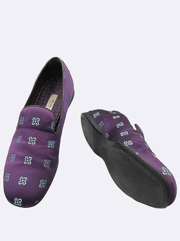 Purple color men s slip on loafers 7 250MM - PRADA - BALAAN 3