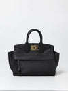 Studio Soft Top Handle Tote Bag Black - SALVATORE FERRAGAMO - BALAAN 2