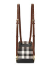 Check Mini Backpack Dark Brown - BURBERRY - BALAAN 5