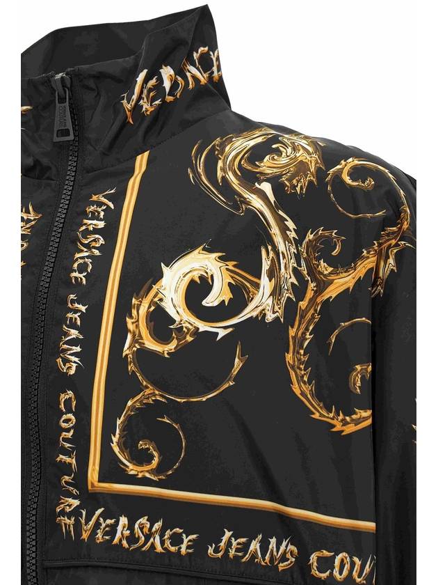 Chromo Couture Windbreaker Black - VERSACE - BALAAN 5