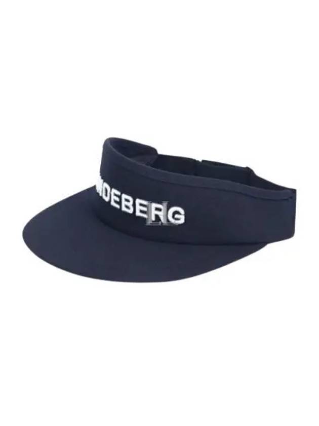 Viktor Embroidered Logo Visor Navy - J.LINDEBERG - BALAAN 2