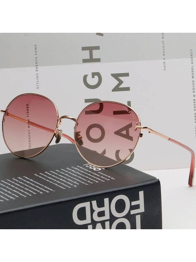 Eyewear Round Sunglasses Pink - TOM FORD - BALAAN 3