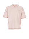 Fade out embroid logo short sleeve t-shirt pink - AMI - BALAAN 1