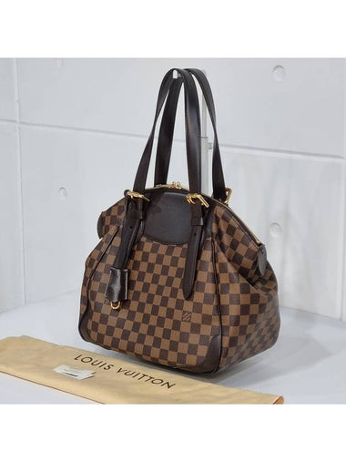 Direx Damier Eben Verona mm tote bag medium shoulder - LOUIS VUITTON - BALAAN 1