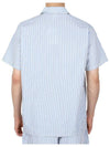 Poplin Striped Pajamas Short Sleeve Shirt SWE PB - TEKLA - BALAAN 4