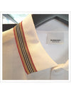 Cotton Polo Shirt White - BURBERRY - BALAAN 4