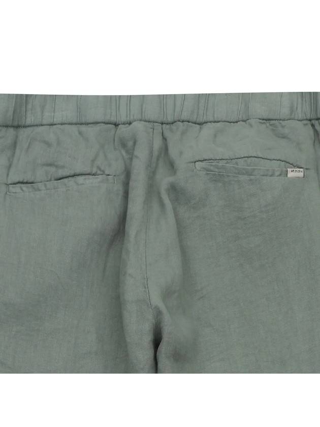 Men's back banding linen onetuck baggy pants MMPTM5T63 450 - AT.P.CO - BALAAN 6