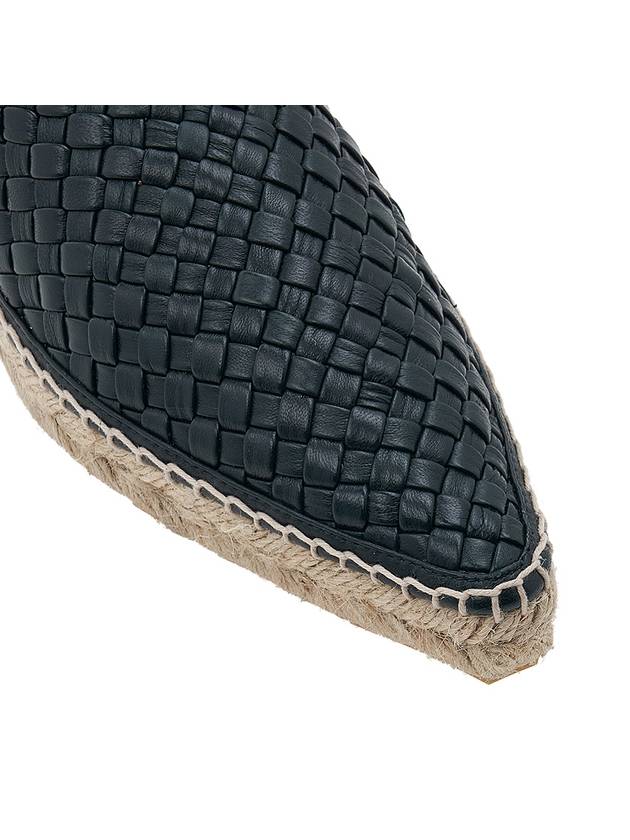 Intrecciato Espadrille Mule Dark Green - BOTTEGA VENETA - BALAAN 10