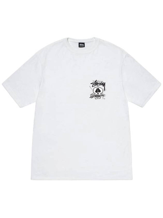 Fresh Foils Short Sleeve T-Shirt White - STUSSY - BALAAN 1