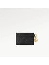 LV Charm Monogram Empreinte Leather Card Wallet Black - LOUIS VUITTON - BALAAN 7