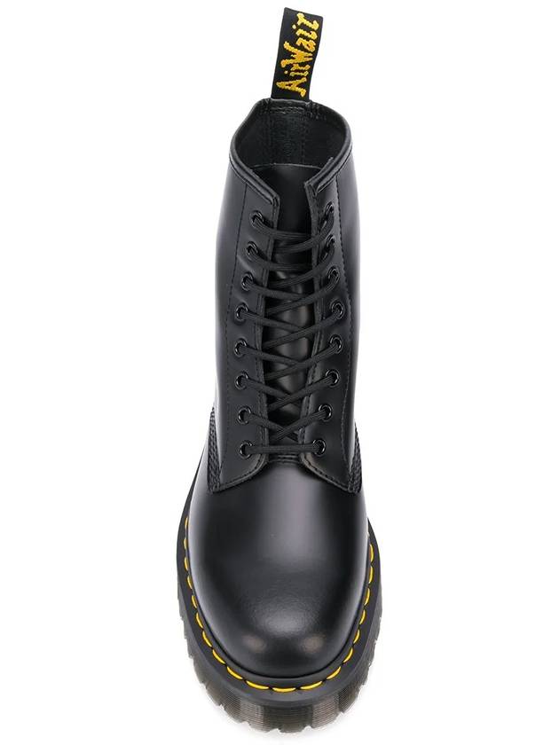 1460 Bex Smooth Leather Platform Worker Boots Black - DR. MARTENS - BALAAN 5