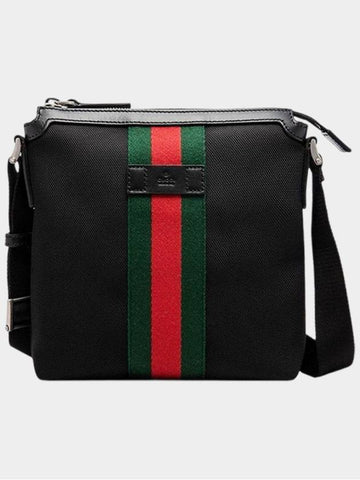 Web Messenger Cross Bag Black 631195 - GUCCI - BALAAN 1