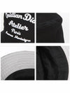 Atelier Embroidered Cotton Canvas Bucket Hat Black - DIOR - BALAAN 4