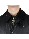 Men's Beaufort Wax Jacket Black - BARBOUR - BALAAN 8