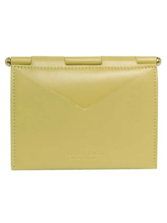 Leather Half Wallet Yellow - BOTTEGA VENETA - BALAAN 2