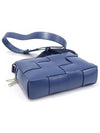 730027 Cruz Blue Intrecciato Weaving Cassette Camera Shoulder Crossbag - BOTTEGA VENETA - BALAAN 5