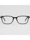 Blue light blocking glasses frame TF5650DB 001 square horn rim Asian fit - TOM FORD - BALAAN 3