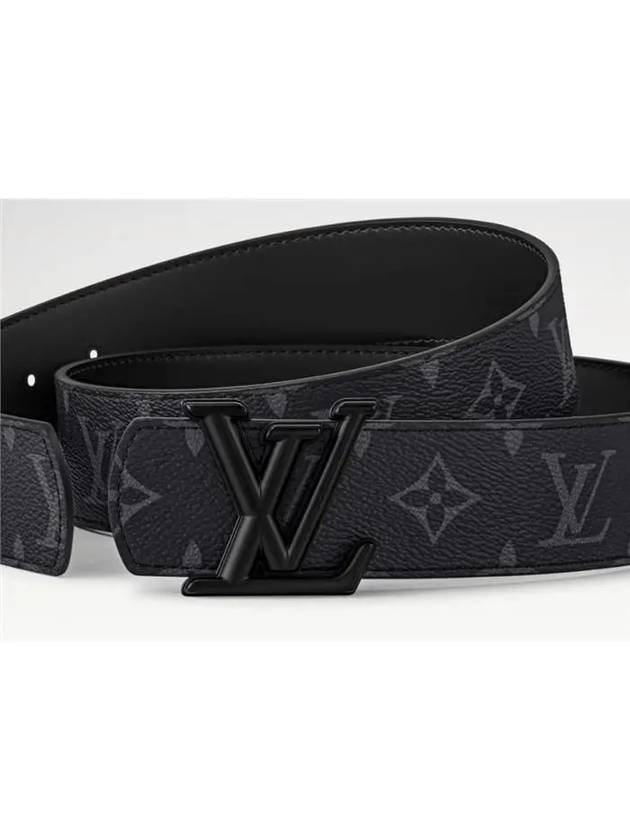 LV Dimension 40mm Reversible Leather Belt Black - LOUIS VUITTON - BALAAN 3