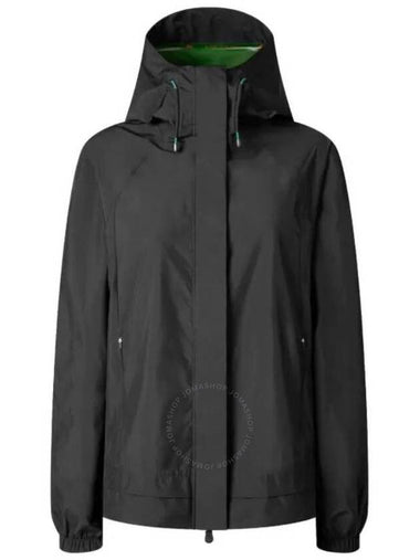 Save The Duck Ladies Black Suki Hooded Raincoat, Brand Size 1 (Small) - SAVE THE DUCK - BALAAN 1