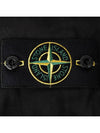 Supima Cotton Twill Stretch TC Straight Pants Black - STONE ISLAND - BALAAN 5