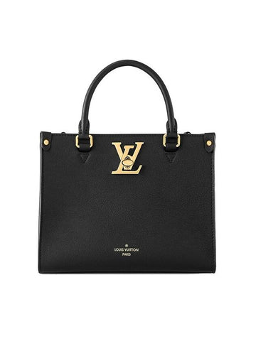 Lock Go Leather Tote Bag Black - LOUIS VUITTON - BALAAN 1