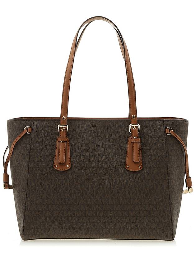 Voyager Medium Logo Shoulder Bag Brown - MICHAEL KORS - BALAAN 4