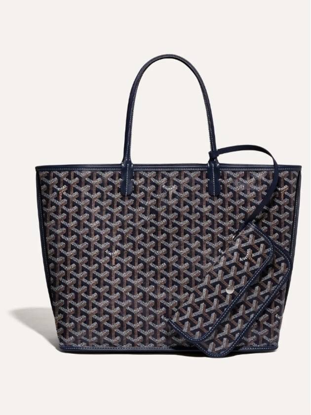 Anjou PM Tote Bag Navy - GOYARD - BALAAN 2